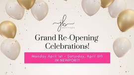 JB Boutique Grand Re-Opening Celebrations