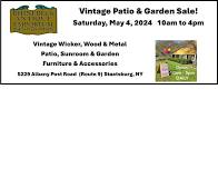 Vintage Patio & Garden Sale!