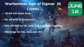 Game Knight In Store Monthly - 2K Age of Sigmar (June 2024)