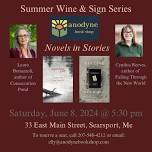 Wine and Sign: Novels in Stories with Cynthia Reeves and Laura Bonazzoli