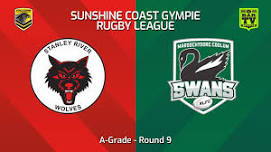 Sunshine Coast RL Round 9 - A-Grade - Stanley River Wolves v Maroochydore Swans