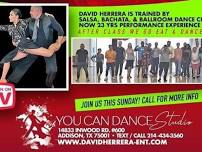 SUNDAY Salsa & BACHATA class in addison • 16 yrs strong & we go eat & dance