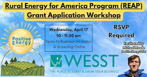 Rural Energy for America Program Grant Application Workshop