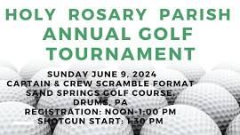 Holy Rosary Parish Annual Golf Tournament