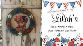 Red, White, & Moo Door Hanger Workshop