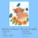 Watercolour Paint Night - Salisbury - April 11th