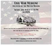 Springfield Twp. Library Presents – Civil War Medicine Presented by Mutter Museum (Online)