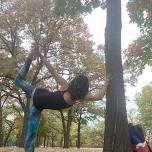 Tree Hugging Yoga