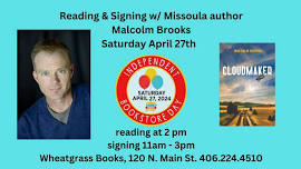 Indie Bookstore Day with Author Malcolm Brooks