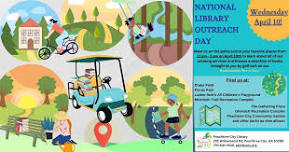 National Library Outreach Day: Golf Cart Bookmobile-for-a-Day