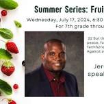 Summer Series: Jerome Malone on Faithfulness