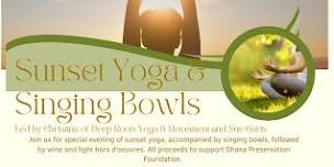 Sunset Yoga & Singing Bowls - June 20th