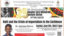 Launch of the Kwame Ture Memorial Lecture Series