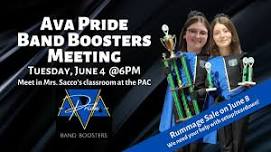 Ava Pride Band Boosters Meeting