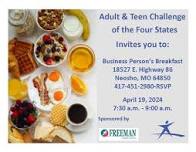 Adult & Teen Challenge Business Person's Breakfast