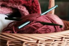 Crocheting, knitting, embroidery