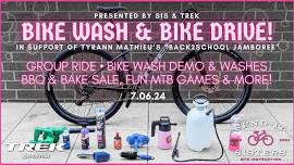 SIS & Trek Bike Wash & Drive!