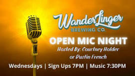 Open Mic Night  - May, 22 at WanderLinger Brewing Company