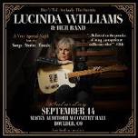 An Evening With Lucinda Williams And Her Band