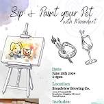 Sip & Paint your Pet!