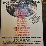 Antiques and collectors fair , floral hall hornsea ,, 9am/3pm dogs welcome