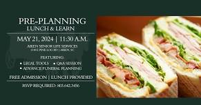 Pre-Planning Lunch & Learn