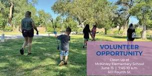 McKinley Elementary Walking Trail Clean-Up - BZP Bakersfield