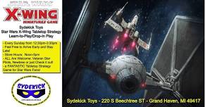 Sydekick Toys Star Wars X-Wing Miniature Tabletop Strategy Game Learn-to-Play and Drop-In Play