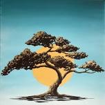 Paint Nite: Golden Bonsai Tranquility