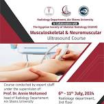 Musculoskeletal Ultrasound Course ‘Hands on only On Volunteers & Real Cases’