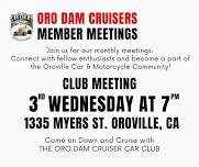 Oro Dam Cruisers Club Meeting