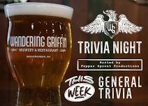 Monday Night Trivia at the Wandering Griffin