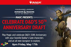 50th Anniversary Draft | Commander Legends: Battle for Baldur's Gate — Top Tier Board Games