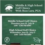 First Day of Stonetree's High School Golf Clinincs!