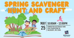 Spring Scavenger Hunt and Craft