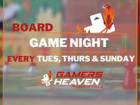 Sunday Board Gaming Night at Gamers Heaven Phoenixville!