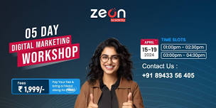 Zeon Academy - Digital Marketing Workshop