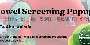 Bowel Screening Pop-up - Kaitaia