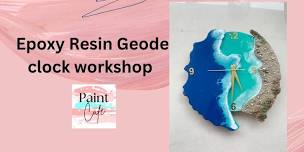 Paint Cafe - Epoxy Resin clock workshop