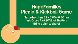 HopeFamilies Picnic & Kickball Game