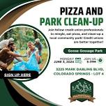 Pizza and a Park Clean-up