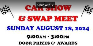 SVFD Car Show & Swap Meet!