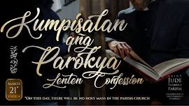 Kumpisalan qñg Parokya (Parish Lenten Confession)