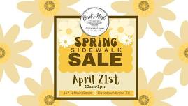 Bird's Nest Spring Sidewalk Sale