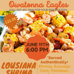 Louisiana Shrimp Boil at Owatonna Eagles