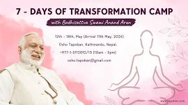 7 days Transformation Camp With Swami Anand Arun (May 2024)