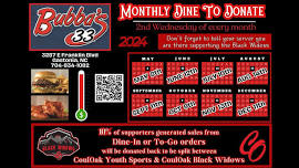 Dine to Donate with Bubba's 33 in Gastonia, NC