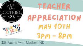 Teacher Appreciation Shopping Night - Medora