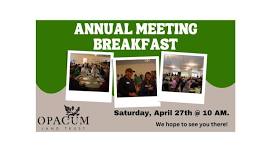 Annual Meeting Breakfast