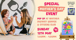 Mother's Day sip and paint at Waitara